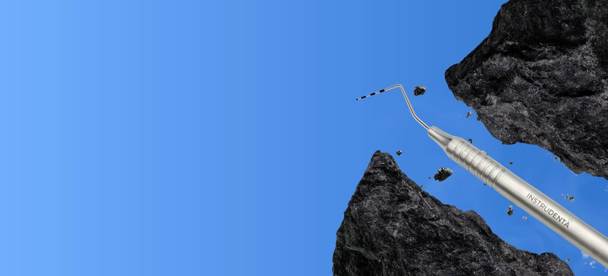 Precision periodontal probe by Instrudenta designed for accurate dental pocket depth measurement and clinical examination.