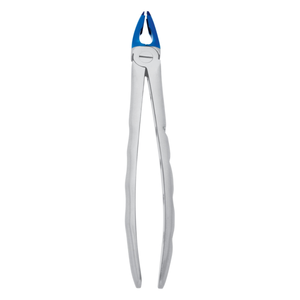 Professional stainless steel dental extraction forceps blue coated tips