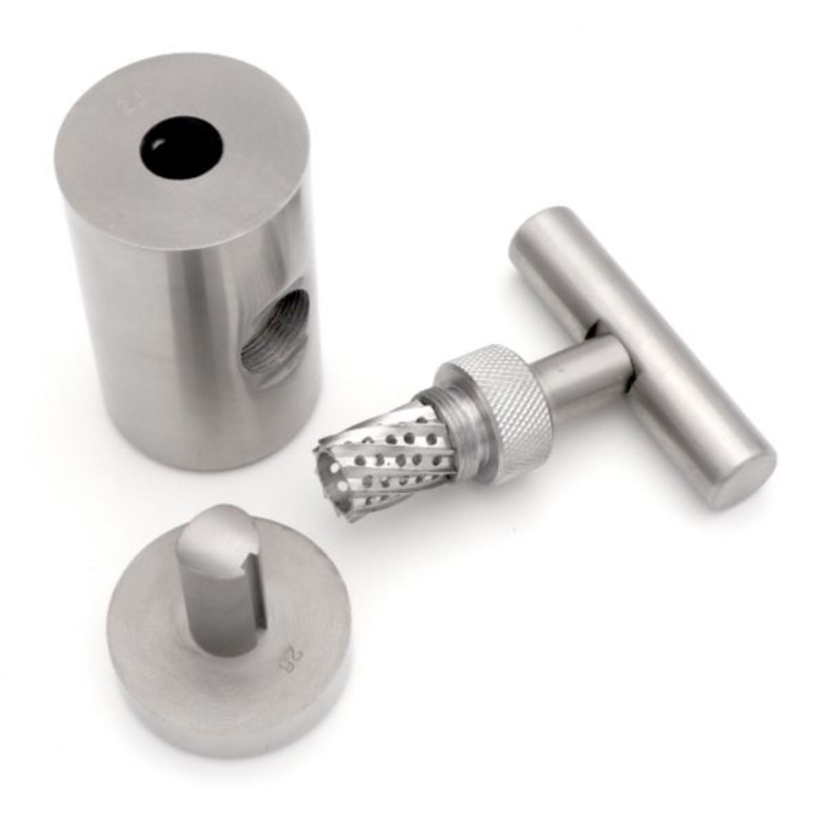 Top view of Surgical Bone Crusher – heavy-duty bone mill with locking mechanism for safe bone graft material preparation.