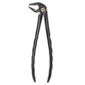 13 GE Black Extraction Forceps – Side view of titanium-coated dental tool for lower jaw bicuspid removal