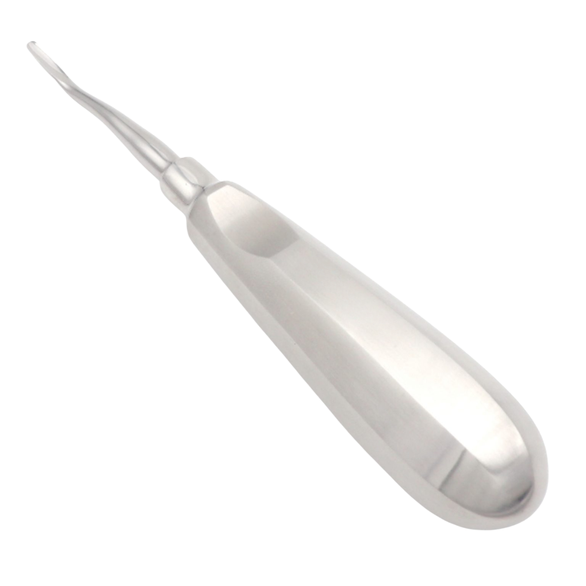 3mm curved dental luxator instrument for surgical tooth extraction procedures