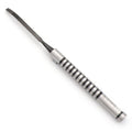 Dental Bone Chisel, curved, 17cm – 4mm blade with 2–12mm depth markings for precise bone shaping in surgical procedures.
