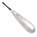 5mm straight luxator x handle used in high torque tooth extraction procedure