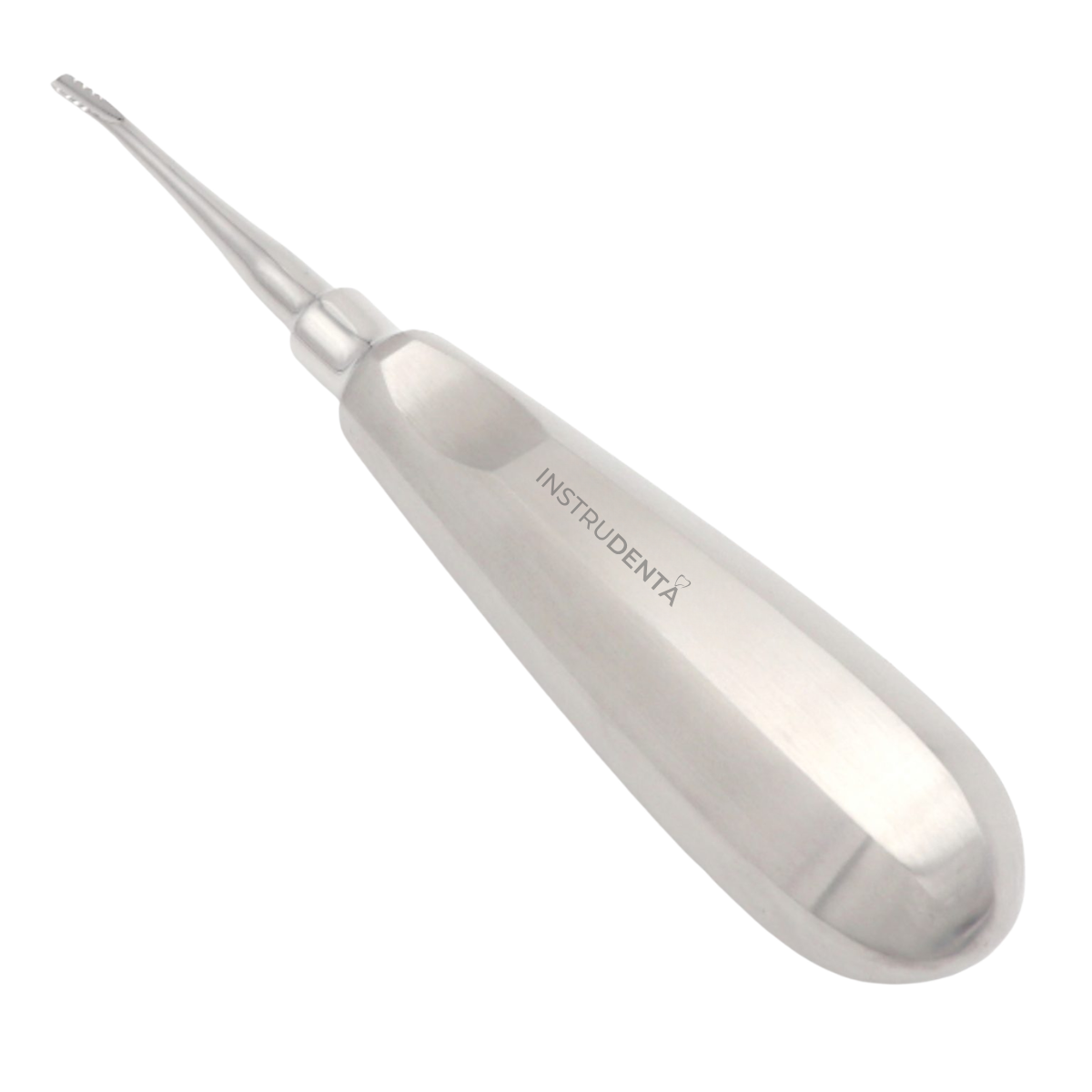 lindo levien curved 3mm elevator used in angled tooth elevation procedure