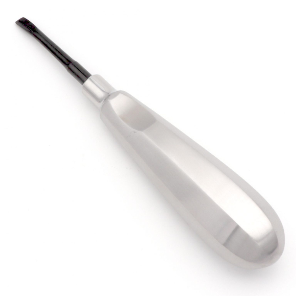 5mm curved luxator x handle used in high resistance dental extraction case
