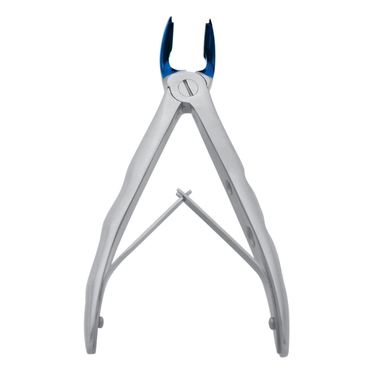 Professional dental extraction forceps blue plasma coating 10 pcs set