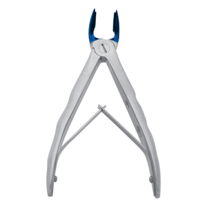 Dental surgical instruments extraction forceps blue plasma coated tips
