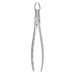 Complete adult dental extraction forceps set with leather case