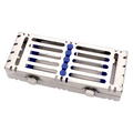 5-piece dental instruments cassette stainless steel autoclavable sterilization tray