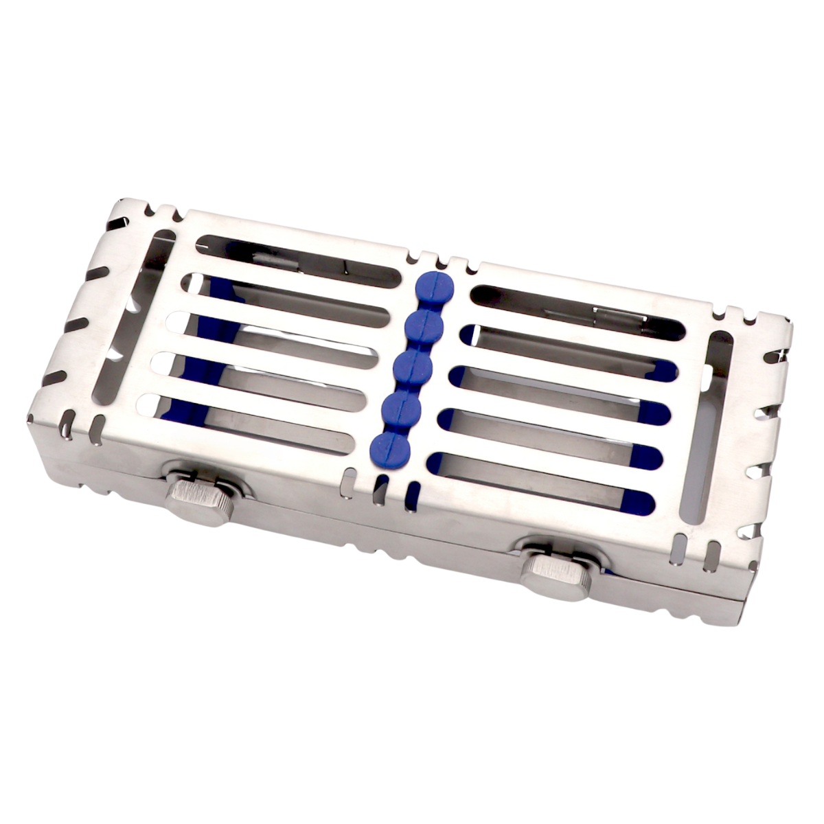 5-piece dental instruments cassette stainless steel autoclavable sterilization tray
