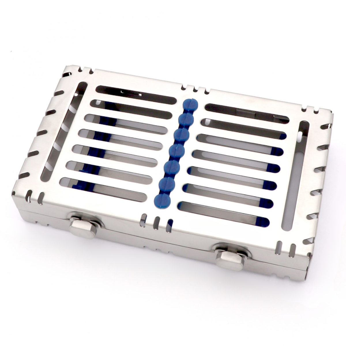 7-piece dental instruments cassette stainless steel autoclavable sterilization tray