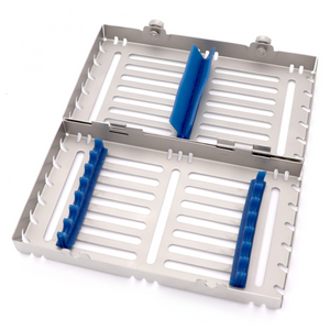Stainless steel dental cassette box for 7 instruments storage and sterilization