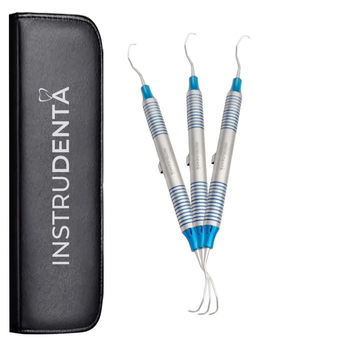 langer curette 1 2 periodontal instrument set for anterior dental scaling procedures