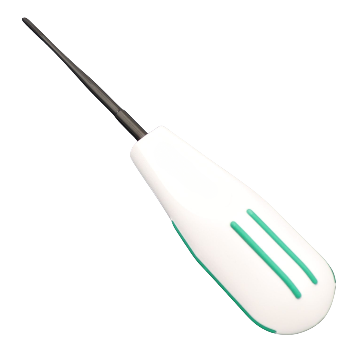 Plastic Handle Black 2mm straight dental luxator instrument for precision tooth extraction procedures
