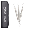 clinical dental tool set used for distal surface calculus removal in molars
