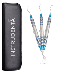 high precision dental curette set for consistent plaque removal and gum care