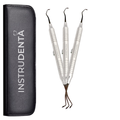 composite plugger no 2 dental set of three identical instruments
