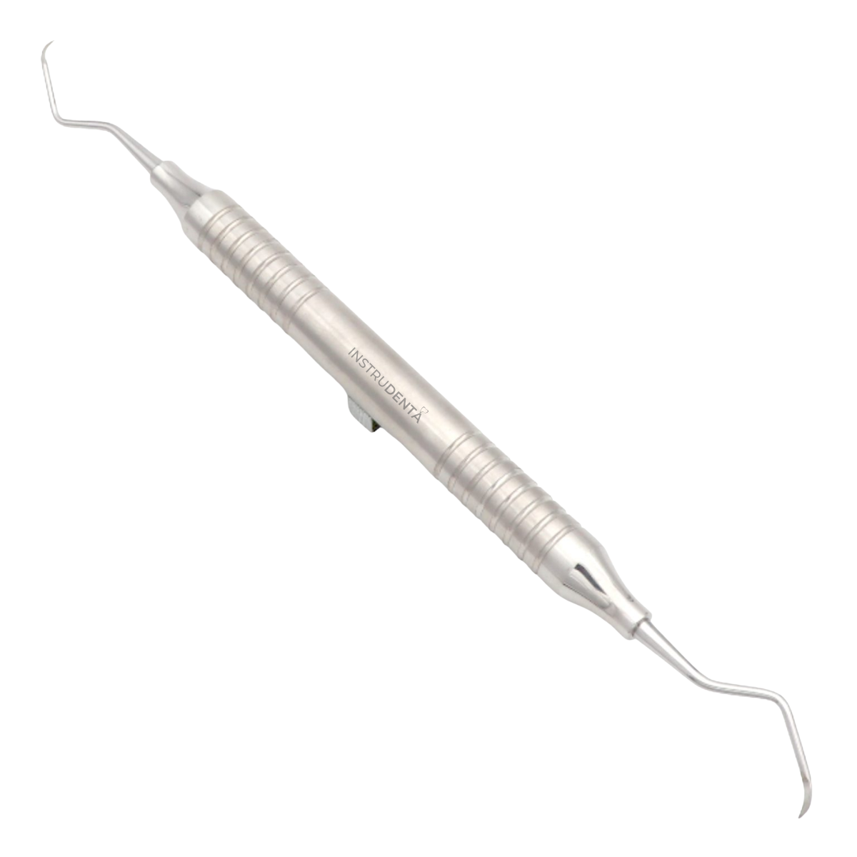 curved tip dental scaler pack designed for plaque removal on tooth surfaces