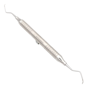 curved tip dental scaler pack designed for plaque removal on tooth surfaces