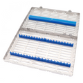 20-instrument dental sterilization cassette stainless steel organizer tray