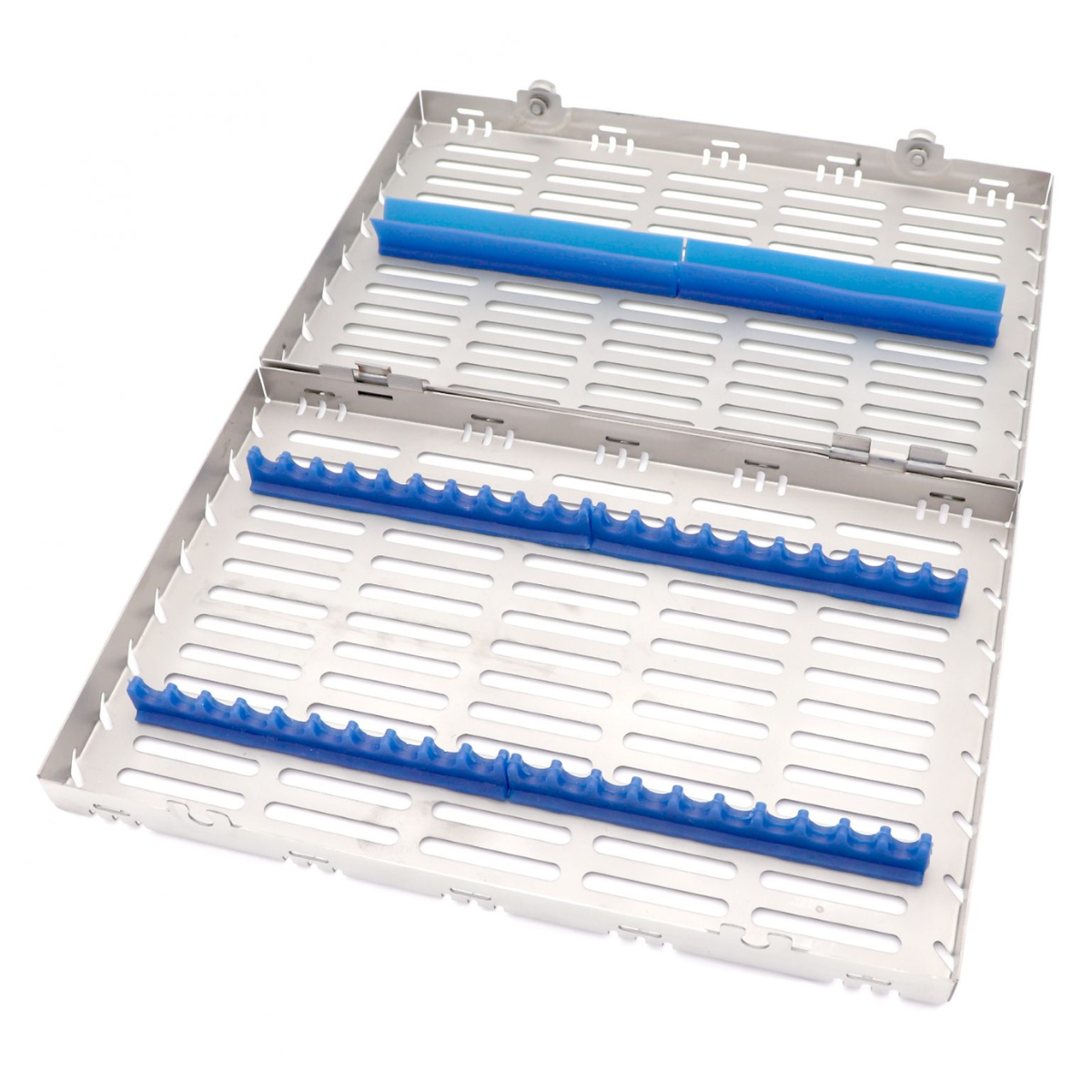 20-instrument dental sterilization cassette stainless steel organizer tray