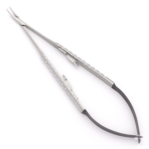 Dental Castroviejo style microsurgical needle holder stainless steel