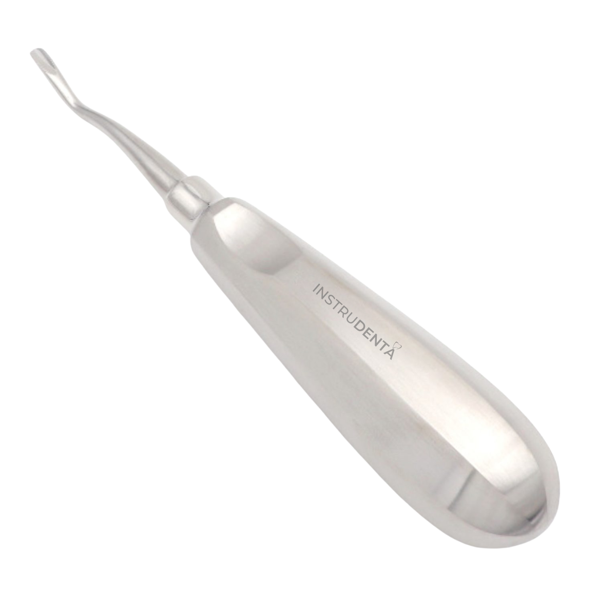 distal 77 serrated elevator used in posterior tooth extraction procedure
