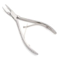 Friedman Micro Bone Rongeur, curved 30°, 1.3mm tip, 14cm – precision micro surgical instrument for fine bone removal in dental and microsurgical procedures.