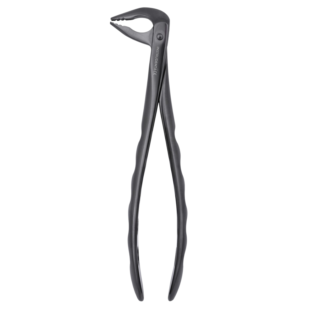 advanced dental extraction tool with contoured handle for improved manipulation