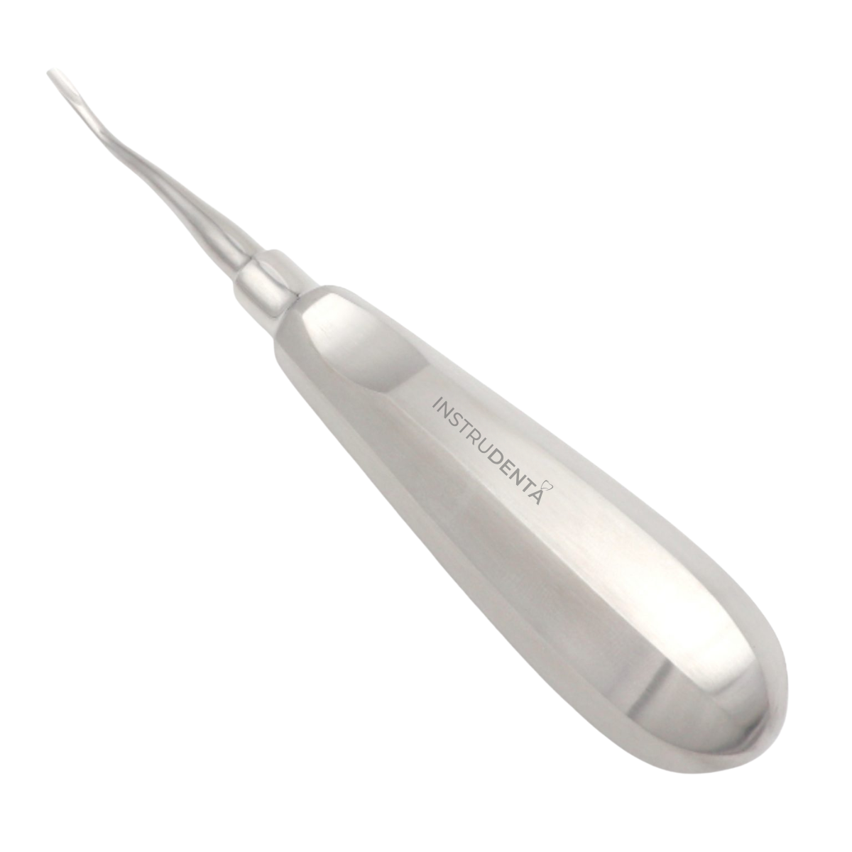 distal 46 elevator with flared tip used in posterior tooth elevation procedure
