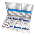 Rubber dam kit ivory dental isolation instruments set stainless steel