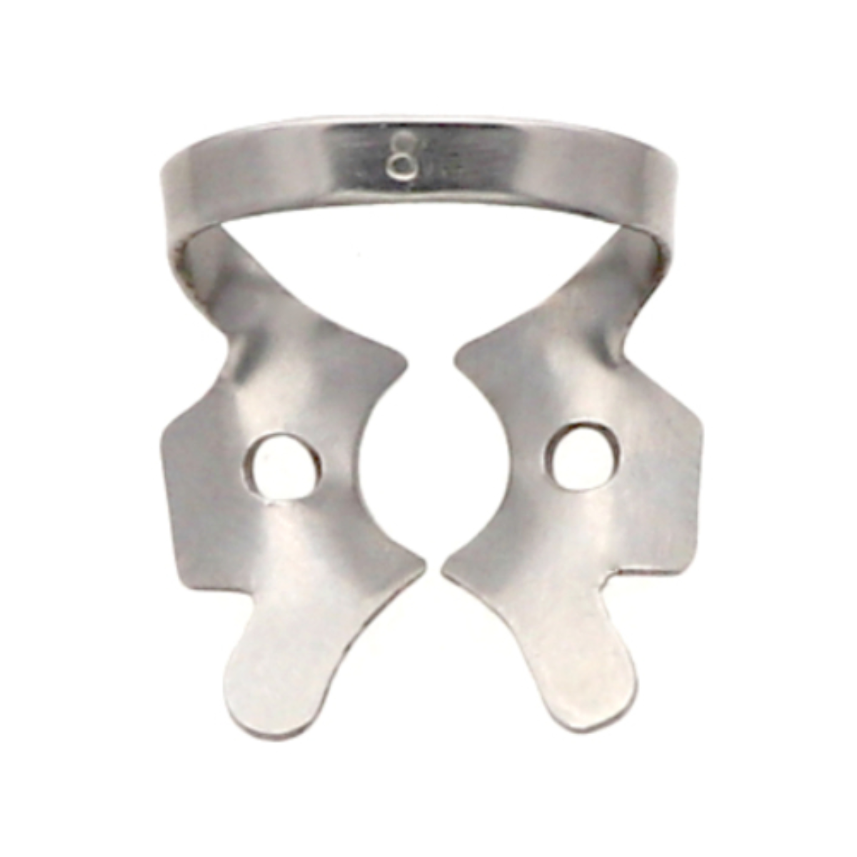 Durable stainless steel ivory rubber dam kit for dental isolation