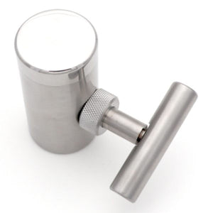 Surgical Bone Crusher – large stainless steel mill with locking lid for secure and efficient bone crushing in implant surgeries.